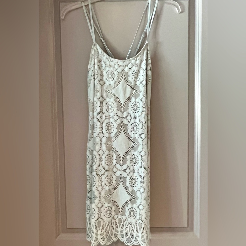 Love, Fire Blue Lace Dress